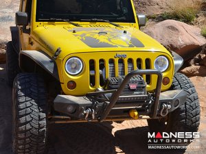 Jeep Wrangler JK Frame-Built Bumper Base w/Crawler Caps - #1402 